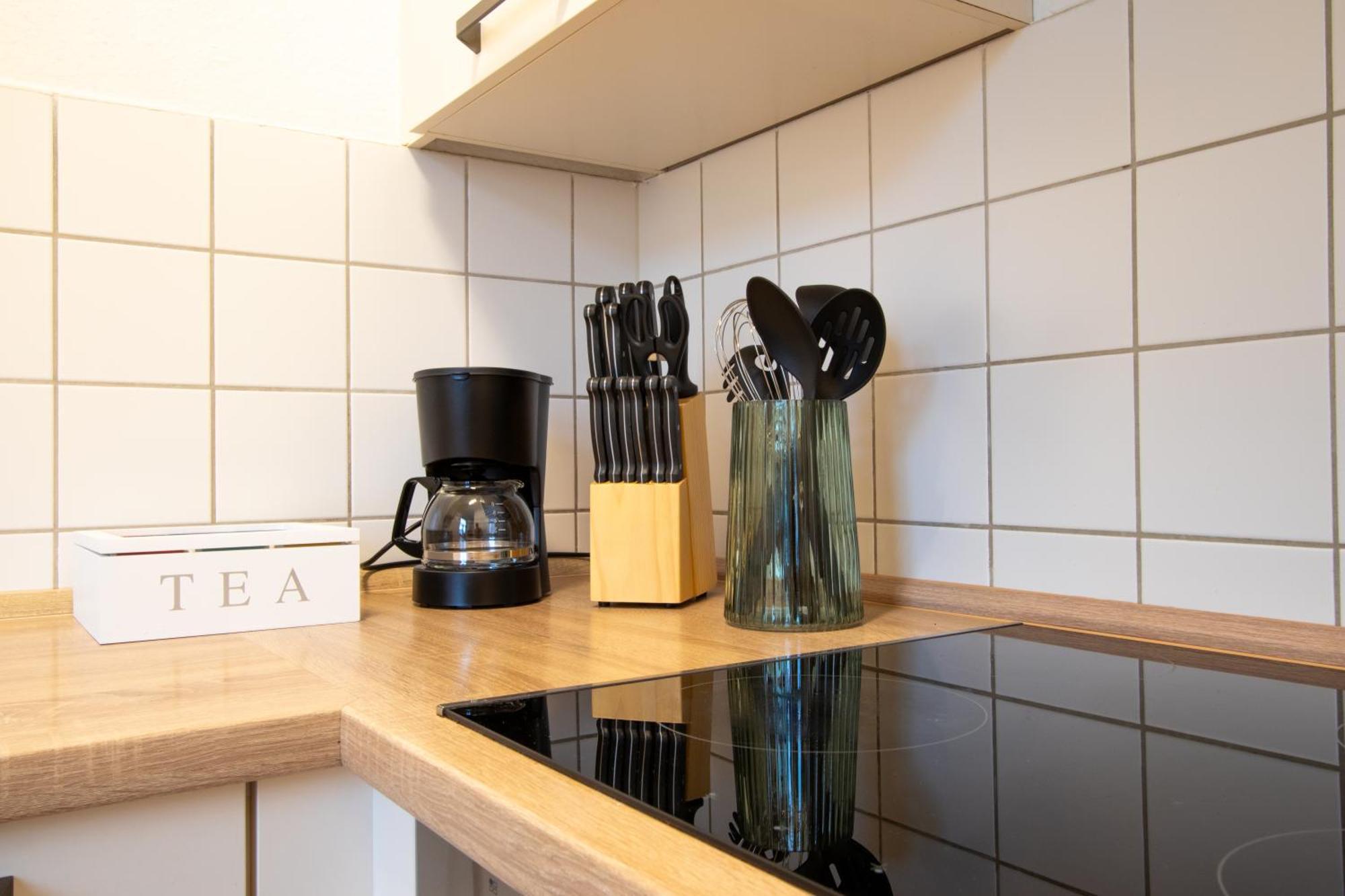 Stadtnatur Apartment Am Kuechwald - Mit Balkon, Streaming-Tv, Badewanne, Arbeitsplatz Chemnitz Luaran gambar